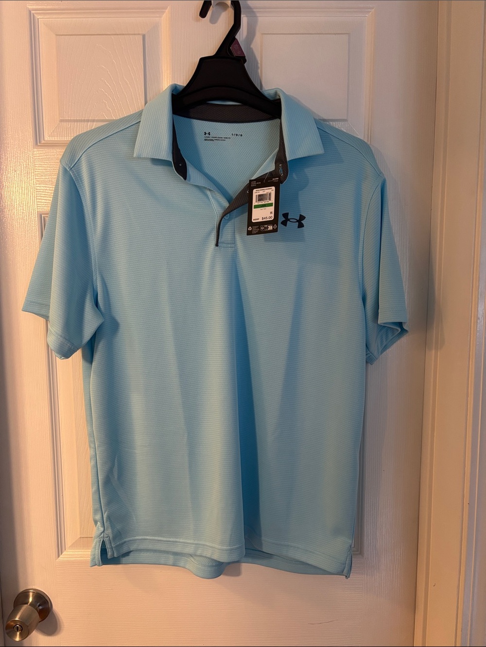 Under Armour Men’s Light Blue Performance Polo